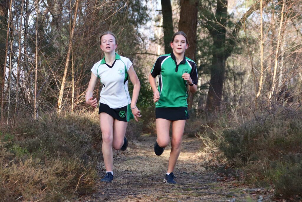 Runners Battle It Out At School Cross-Country